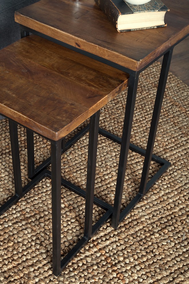 Lynda Nesting Tables by Kosas Home   Industrial   Coffee Table Sets   by Kosas  Houzz