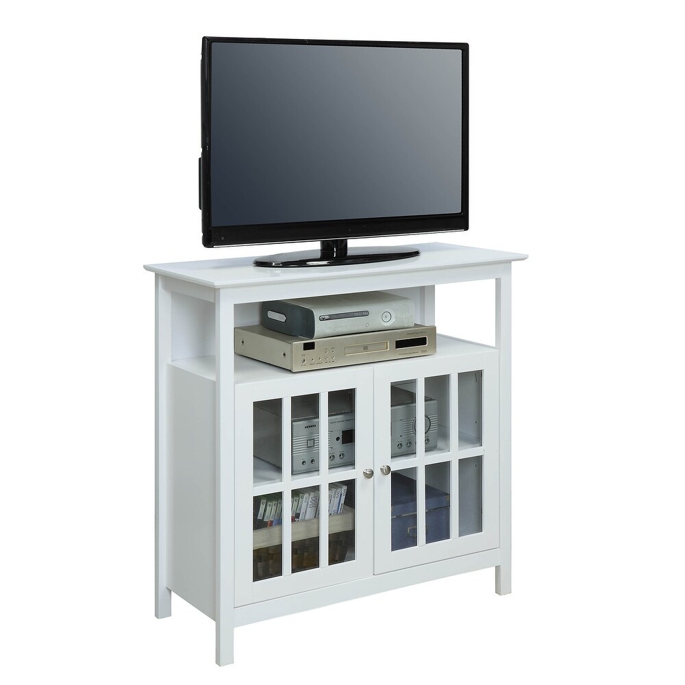 Convenience Concepts Big Sur Highboy 40 inch TV Stand with Storage Cabinets