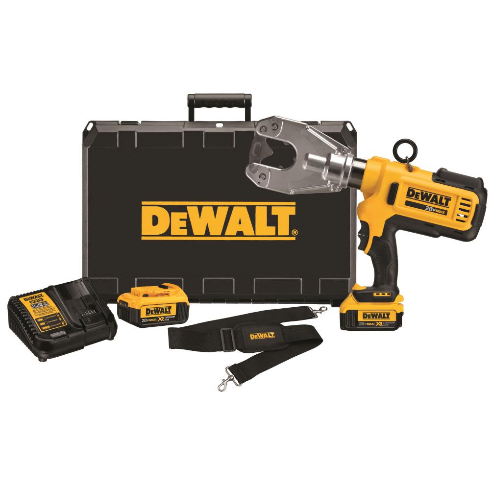 DW 20V Dieless Cable Crimping Tool Kit DCE350M2 from DW