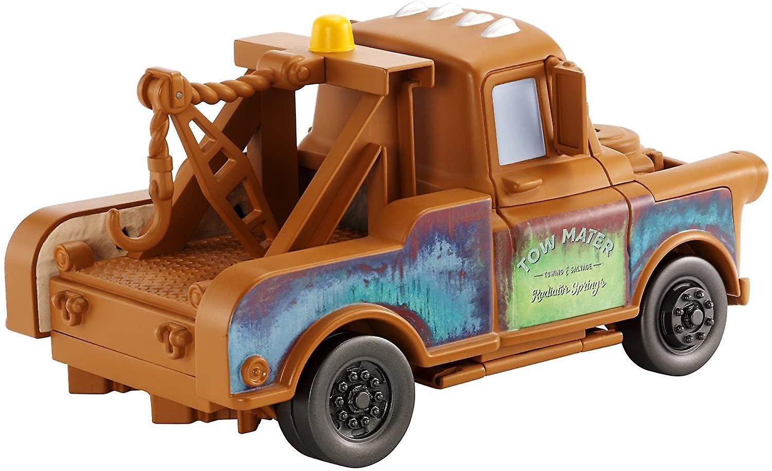 Disney Pixar Cars 3 Cars Transforming Mater Tow Net Playset