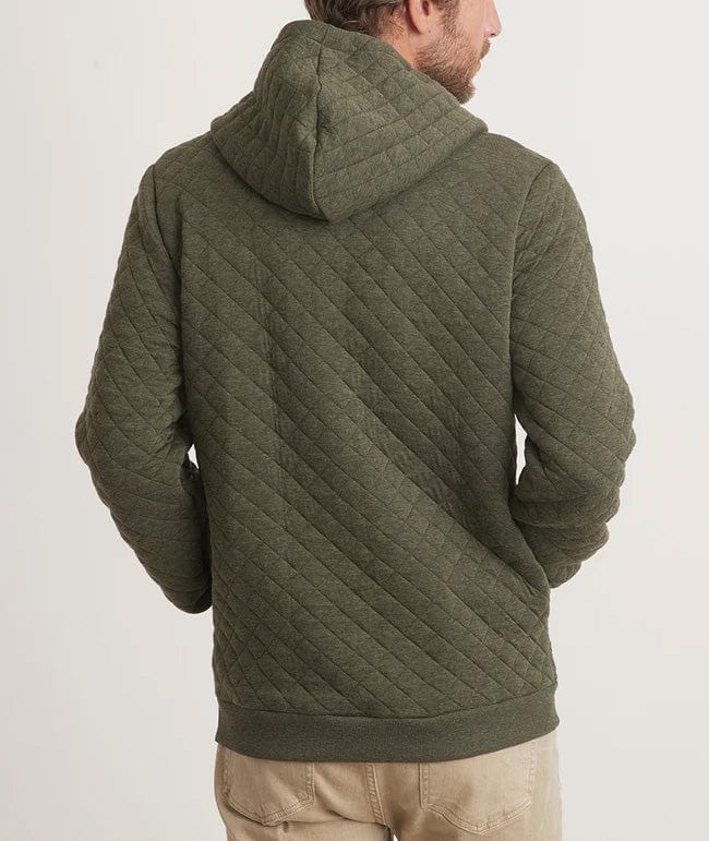 Marine Layer Corbet Quilted Full Zip Hoodie