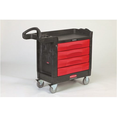 Rubbermaid FG451388BLA Trademaster Cart