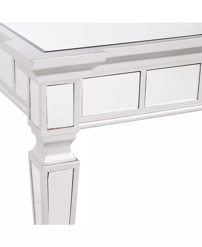 Southern Enterprises Smyth Glam Mirrored Square End Table