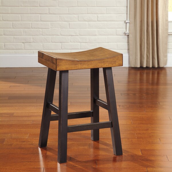 Signature Design by Ashley Voznesensk Two-tone Backless Stools (Set of 2)