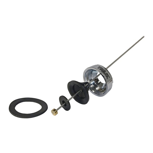 Tram 200 watt Pretuned 150 Mhz To 162 Mhz Chrome nut type Quarter wave Antenna With Nmo Mounting