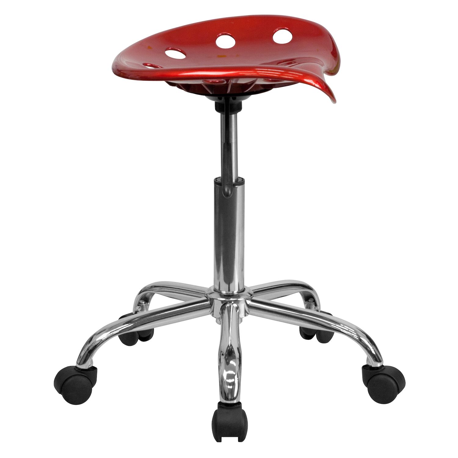 Flash Furniture Taylor Wine Red Tractor Seat Stool