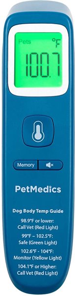 PetMedics Non-Contact Dog Thermometer， Blue