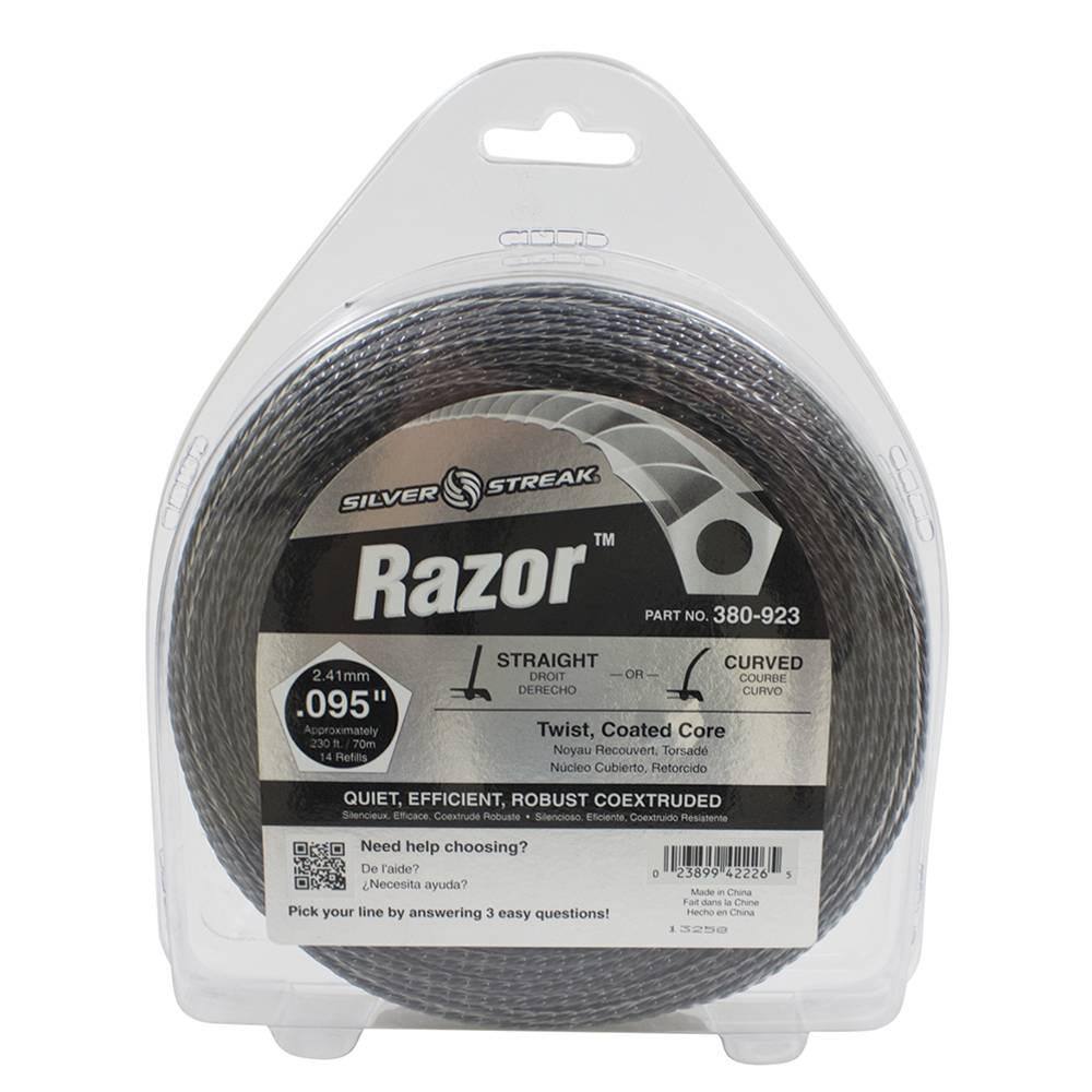 STENS New 380-923 Razor Trimmer Line for Approximate Length 230 ft. Color Gray Diameter 0.095 in. 380-923