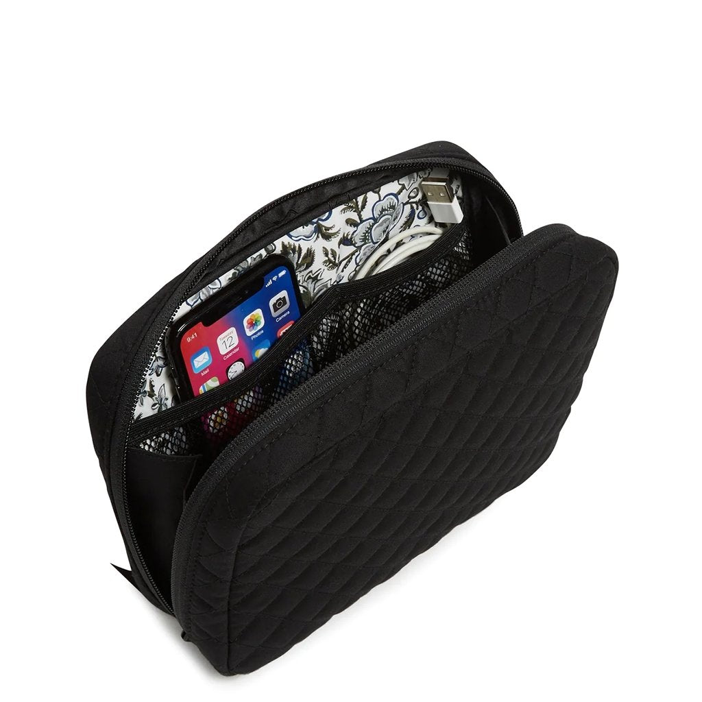 Vera Bradley  Cord Organizer in Recycled Cotton Black