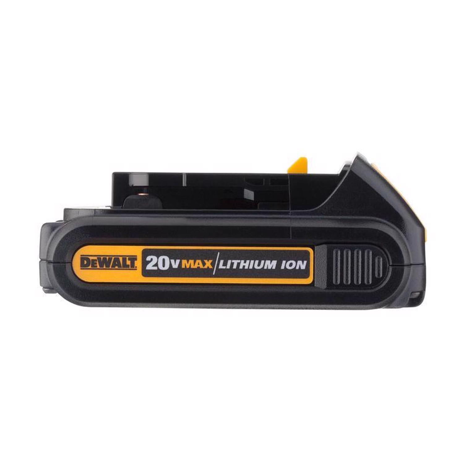 DW 20V MAX DCB201 1.5 Ah Lithium-Ion Compact Battery 1 pc