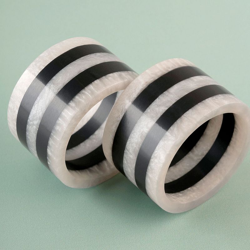 Panama Napkin Rings， Set of 6