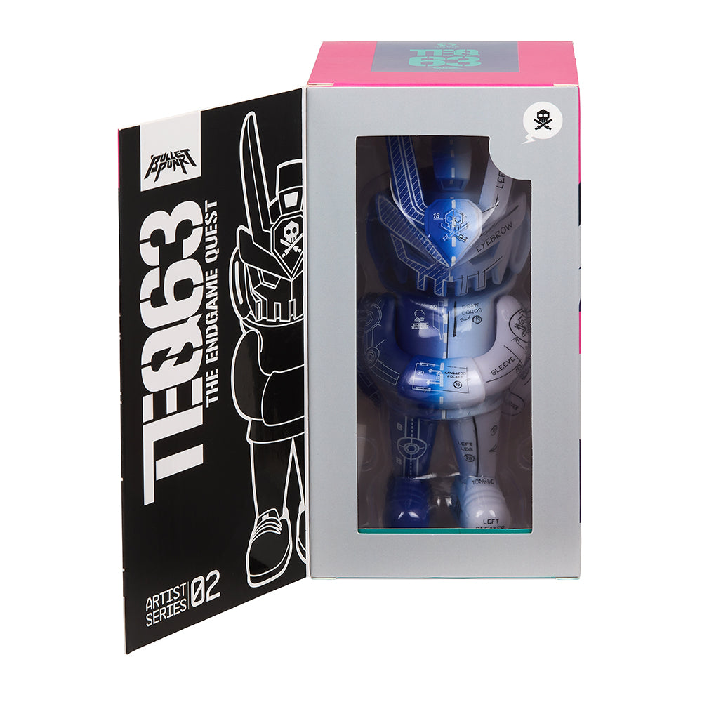 Sergio Mancini x Quiccs TEQ63 6” Art Figure - Blueprint Edition (2022 Con Exclusive)