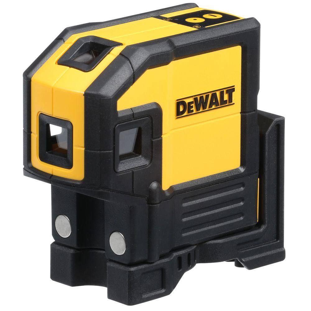 DW 165 ft. Red Self-Leveling 5-Spot  Horizontal Line Laser Level with (3) AA Batteries  Case DW0851