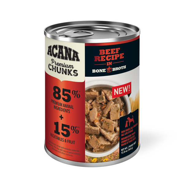 Acana Premium Chunks Grain Free Beef for Dogs