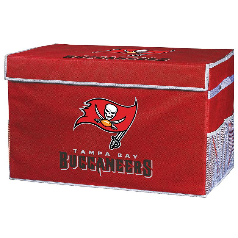 Franklin Sports Tampa Bay Buccaneers Small Collapsible Footlocker Storage Bin