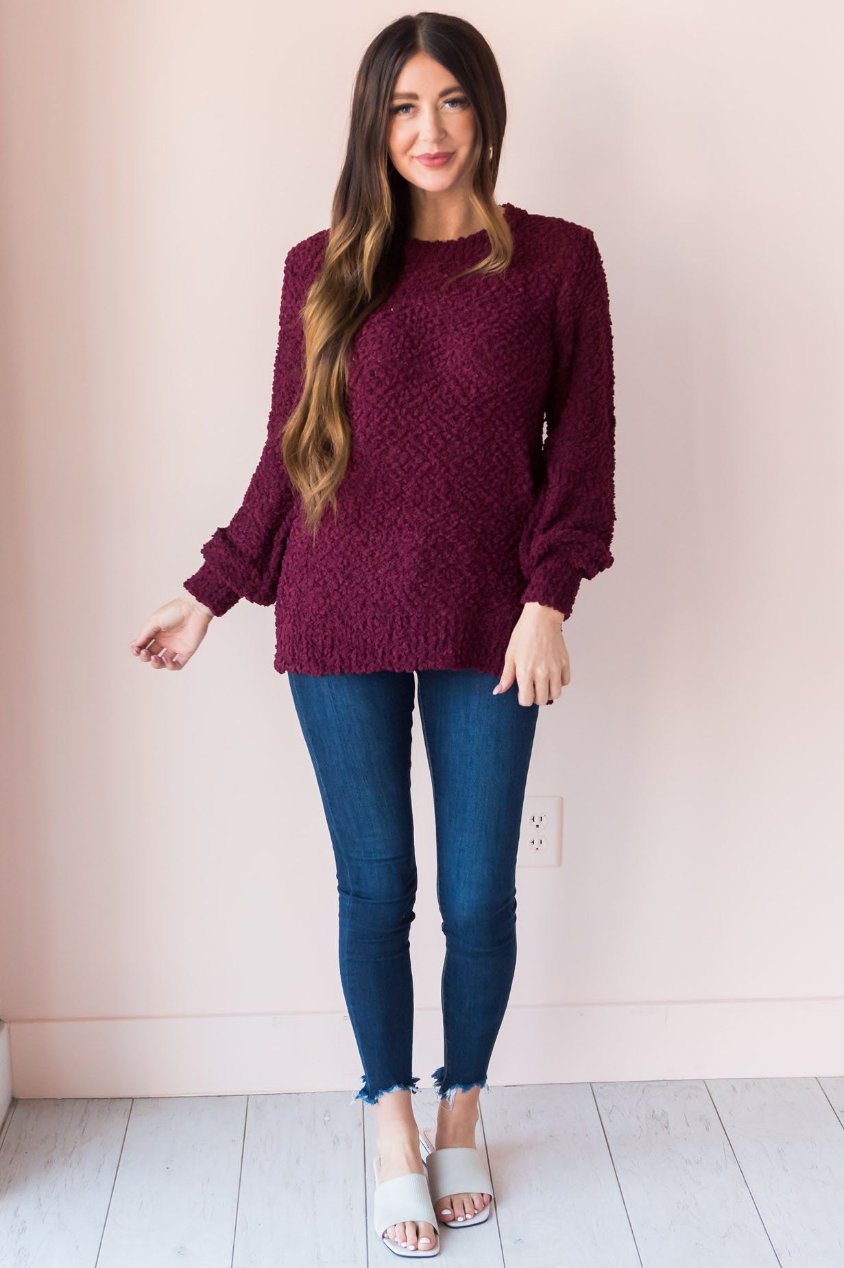 Afternoon Dreamer Modest Sweater