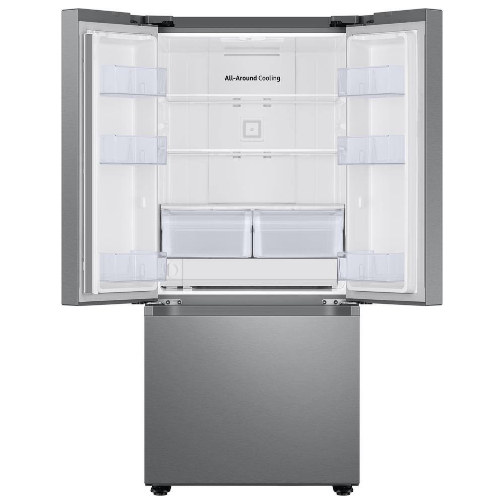  22 cu. ft. 3-Door French Door Smart Refrigerator in Fingerprint Resistant Stainless Steel RF22A4121SR