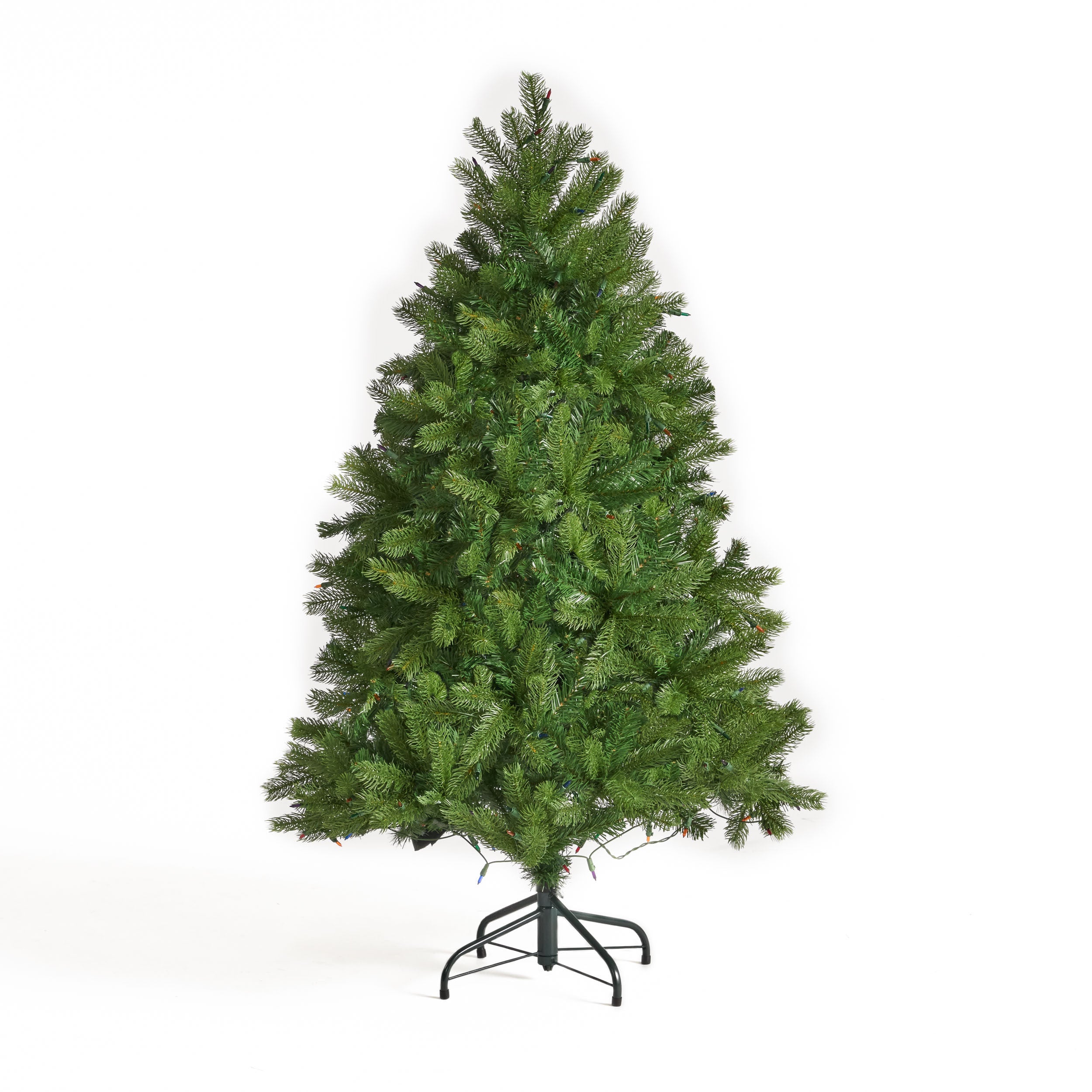 4.5-foot Mixed Spruce Hinged Artificial Christmas Tree