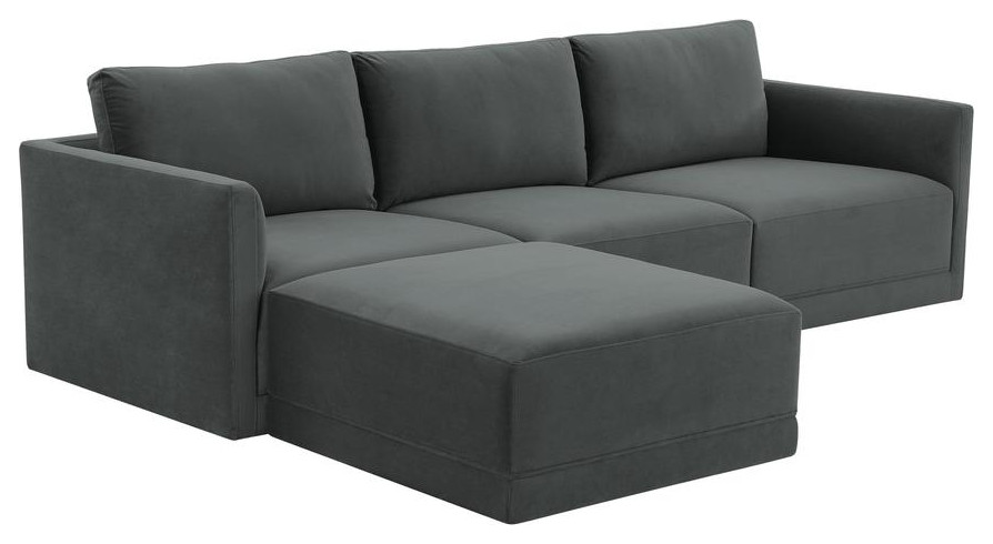 Willow Charcoal Modular Sectional   Contemporary   Sofas   by BisonOffice  Houzz