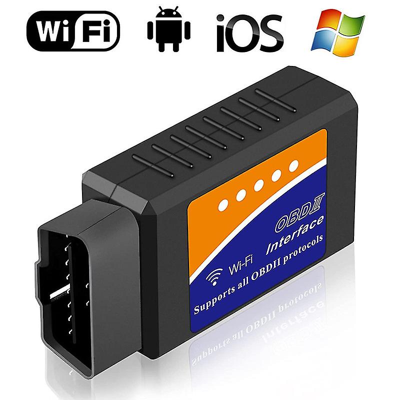 Car Wifi Obd2 Scanner Engine Fault Code Reader Adapter For Iphone Ios Android Windows Auto Check Engine Light Clear Obdii