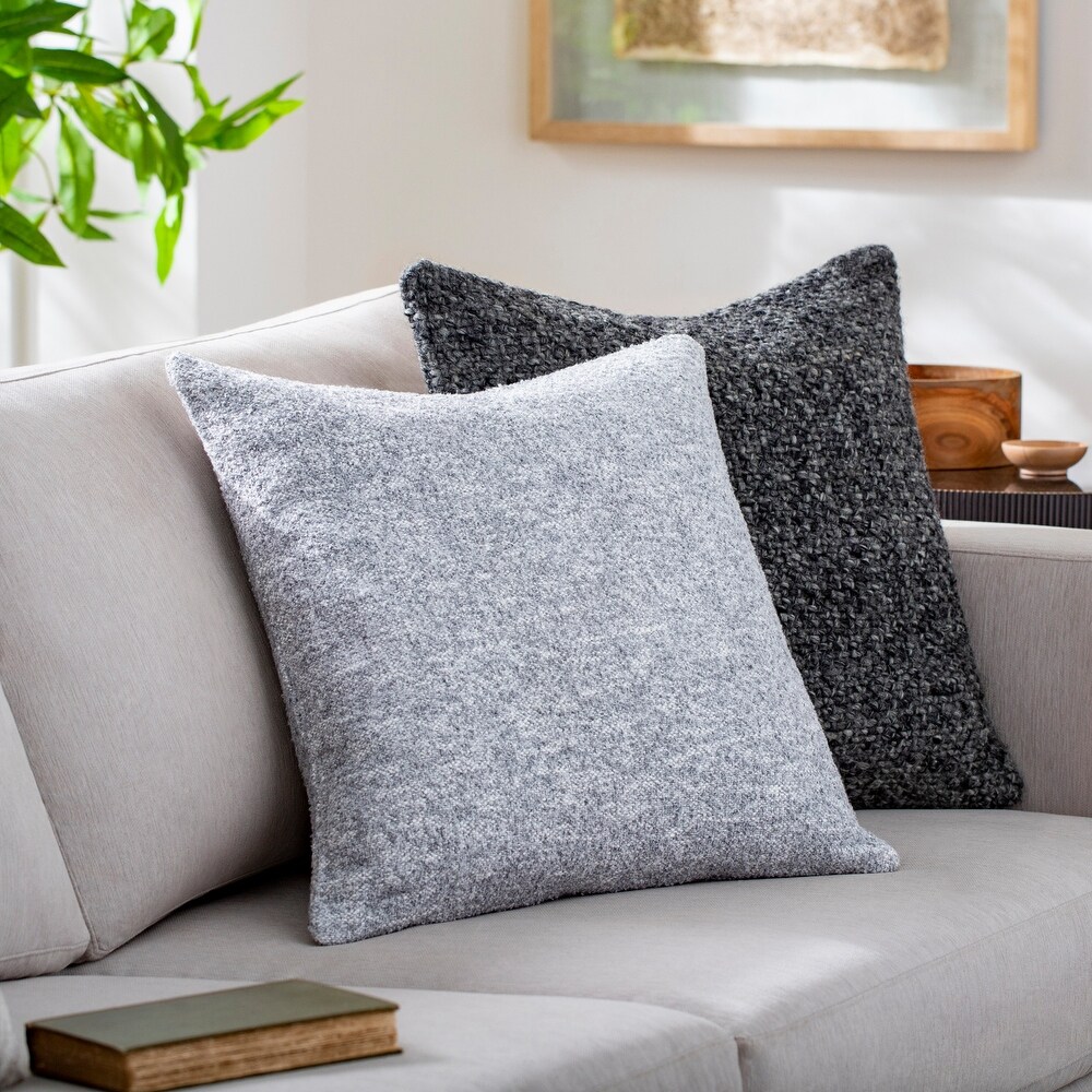 Keely Modern   Contemporary Solid Color Accent Pillow