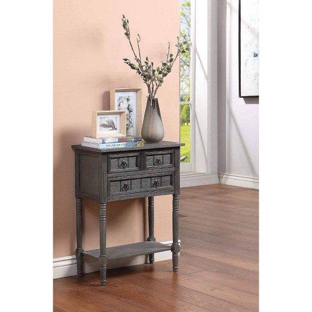 Kendra Hall Table Dark Gray Breighton Home