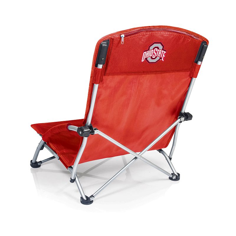 Picnic Time Ohio State Buckeyes Tranquility Portable Beach Chair