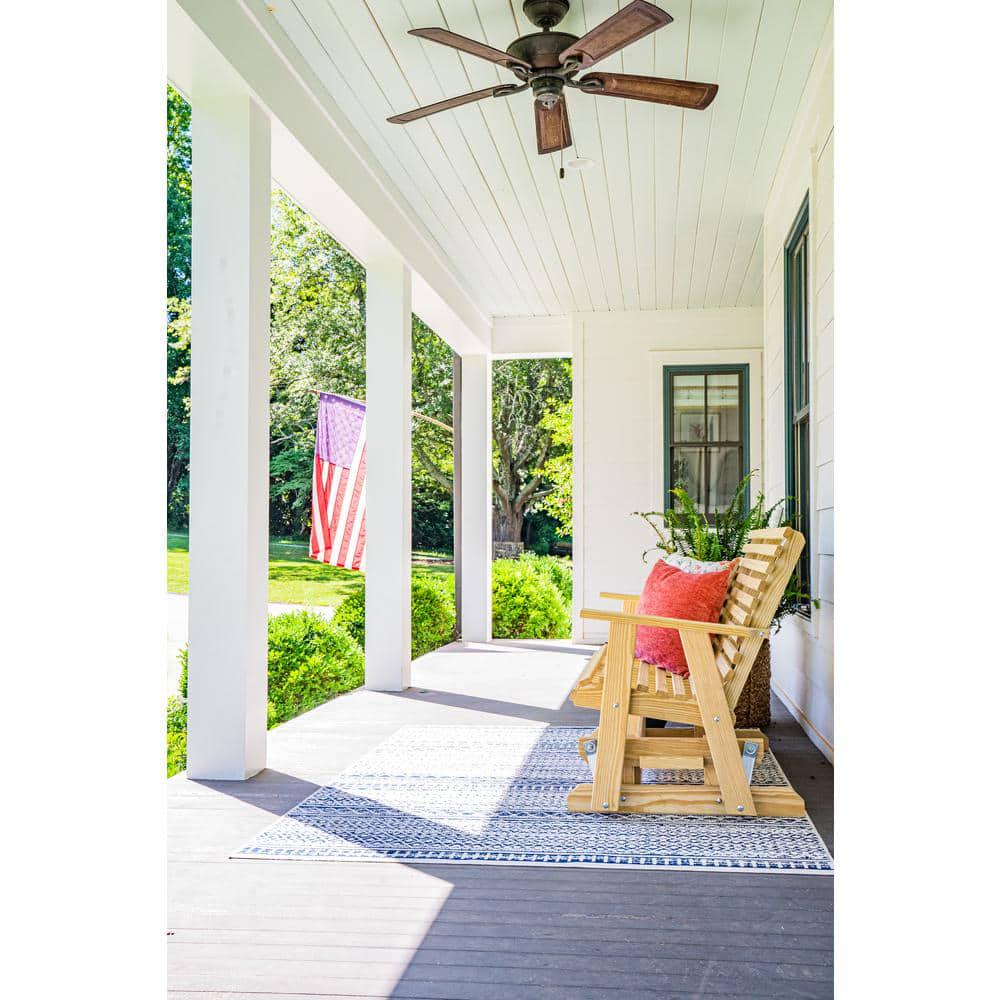 PALMETTO CRAFT Capers Solid Pine Outdoor Glider