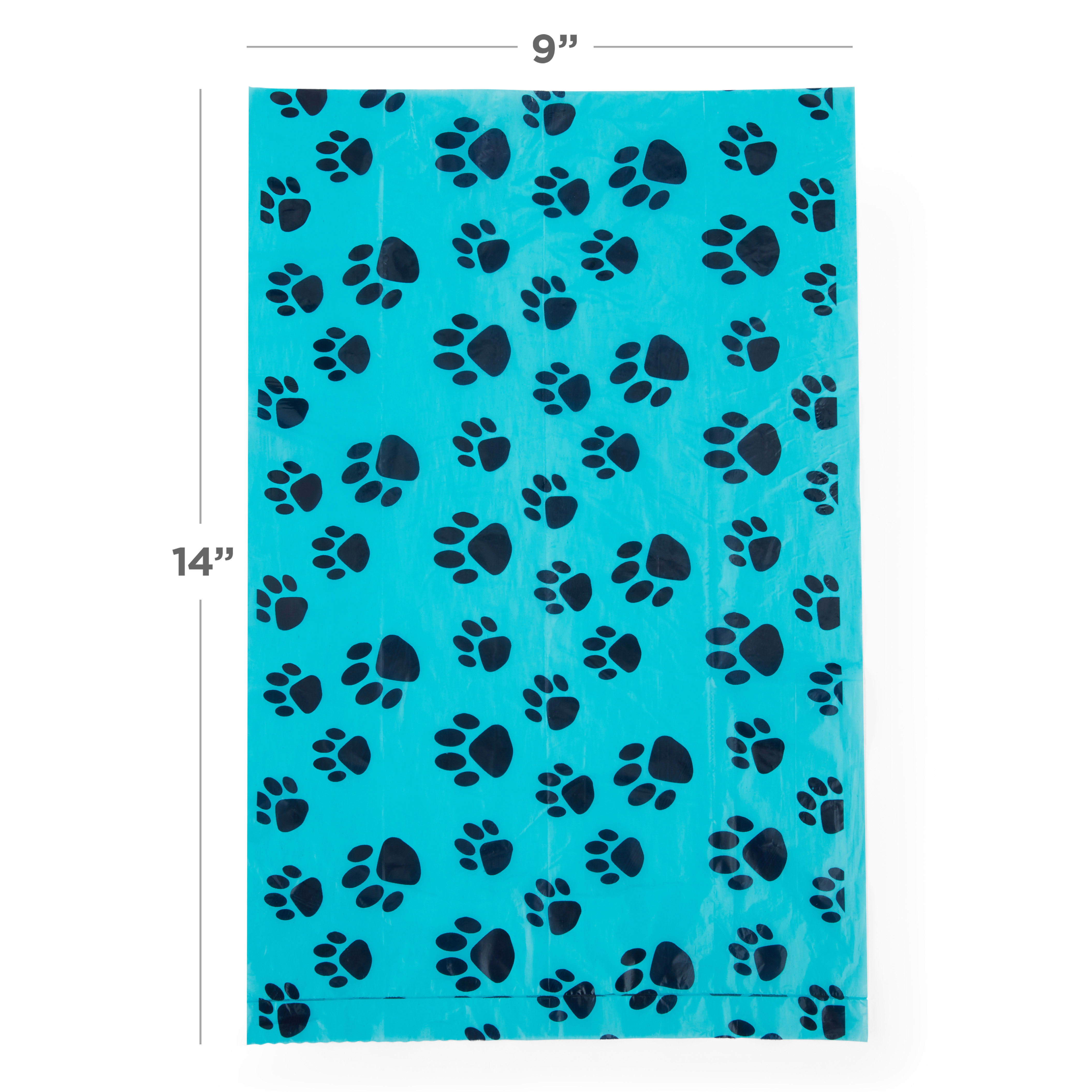 So Phresh Blue Printed Baby Powder-Scented Dog Waste Bags， Count of 120