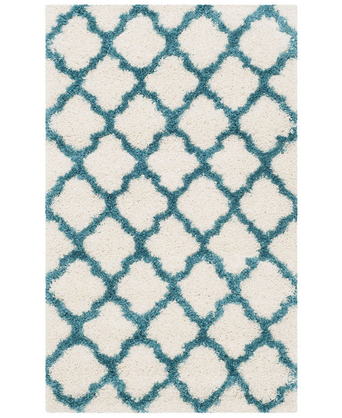 Safavieh Shag Kids SGK569 Ivory and Blue 23 x 5 Area Rug