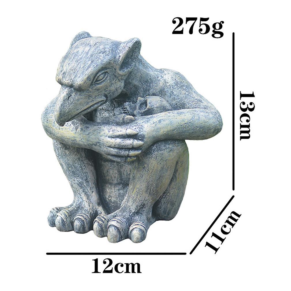 Emmet Guardian Gargoyle Garden Statues Sculptures Outdoor Ornament Crafts