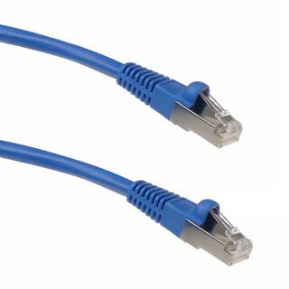 NTW 15 ft. Cat5e Snagless Shielded (STP) Network Patch Cable Blue 345-S5E-015BL