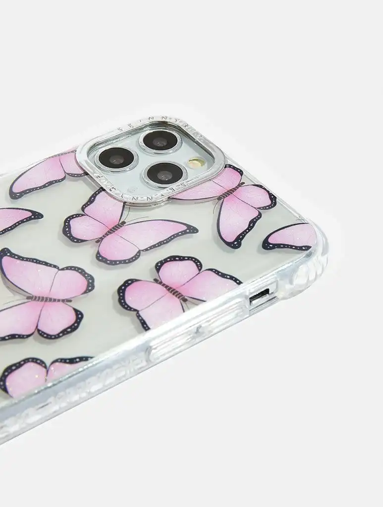 Pink Butterfly Shock Case