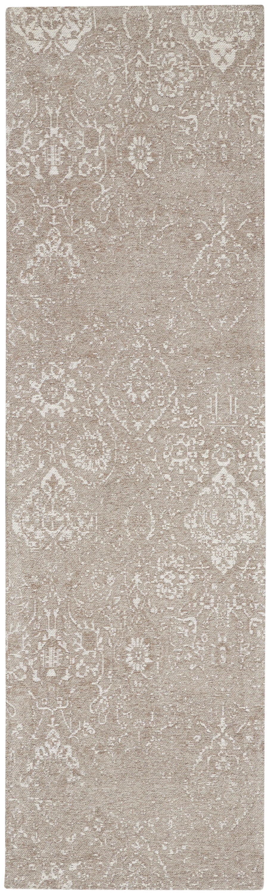 Damask Light Grey Rug