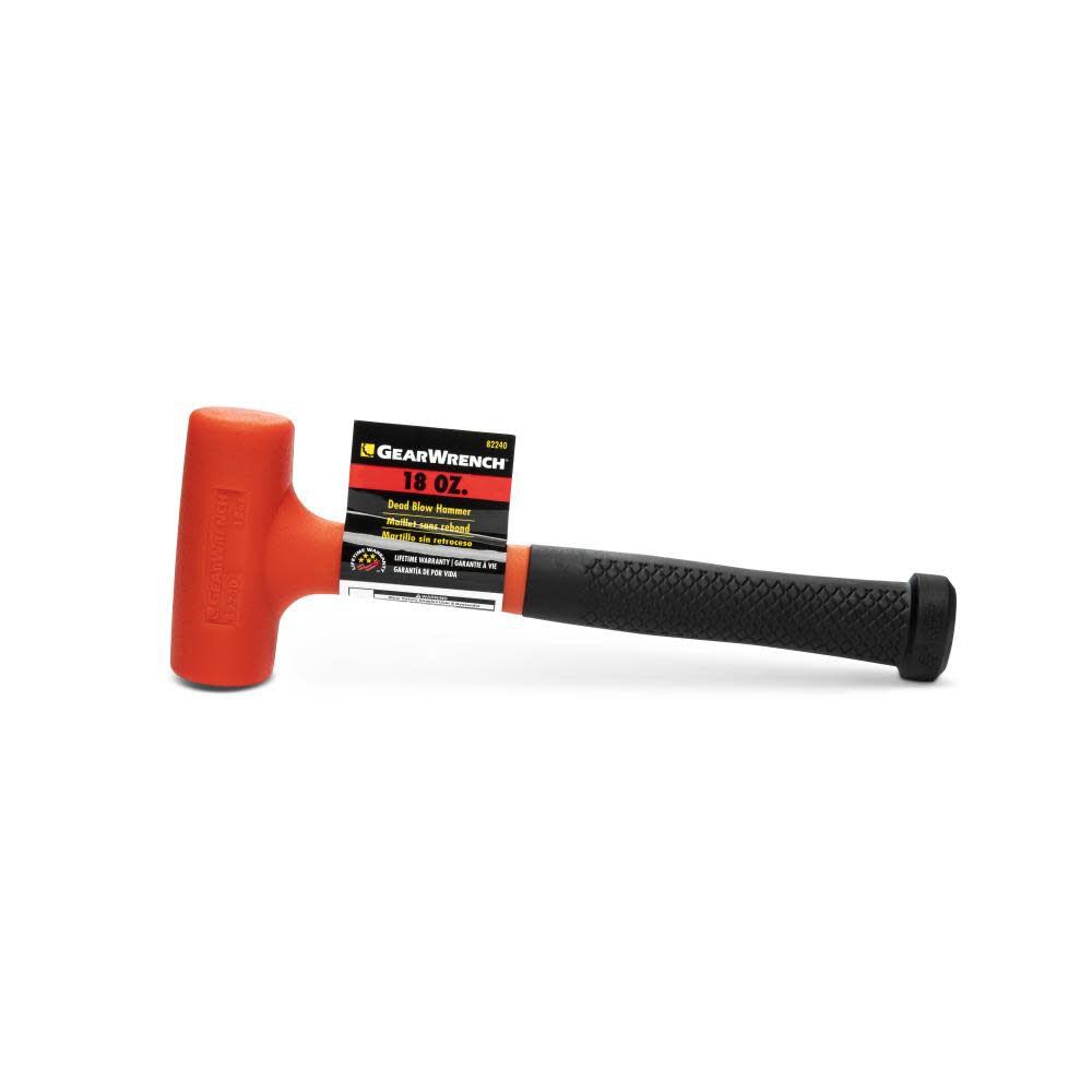 GEARWRENCH Dead Blow Hammer Polyurethane Head 18 oz 82240 from GEARWRENCH