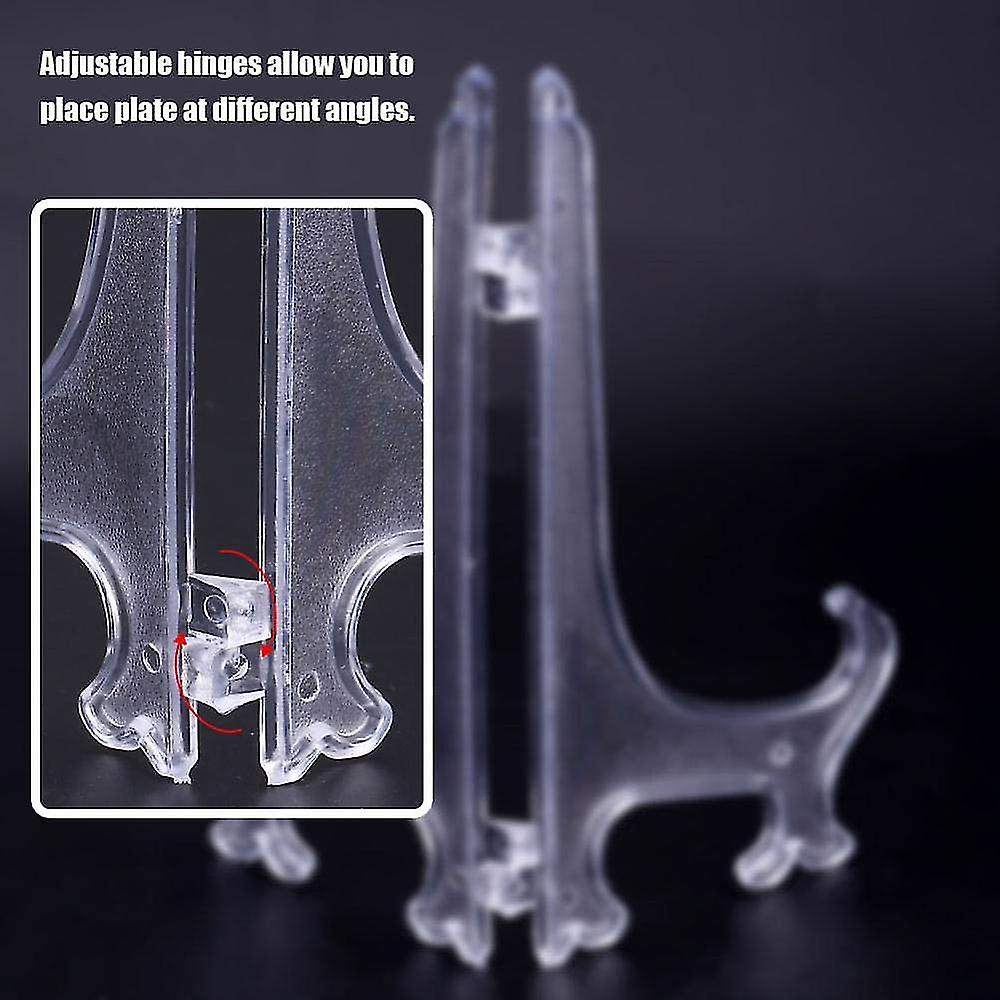 12pcs Folding Plate H Clear Rative Plate D