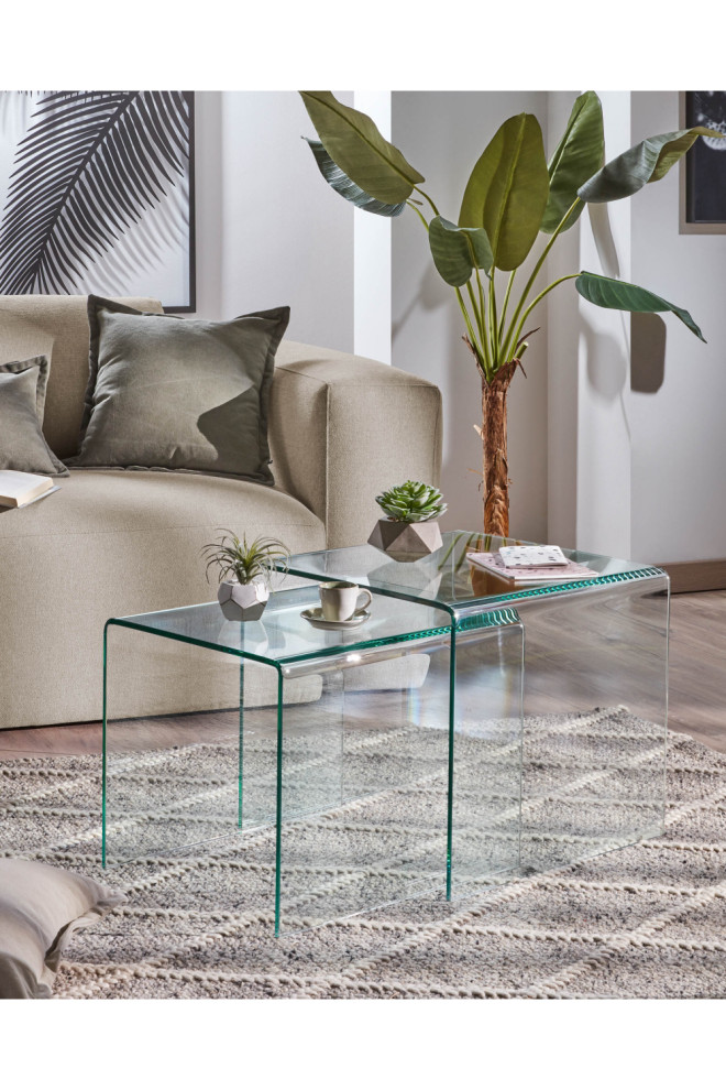 Banana Artificial Plants (2)  La Forma   Contemporary   Coffee Table Sets   by Oroa   Distinctive Furniture  Houzz