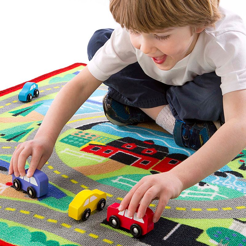 Melissa and Doug Round the Town Road Rug