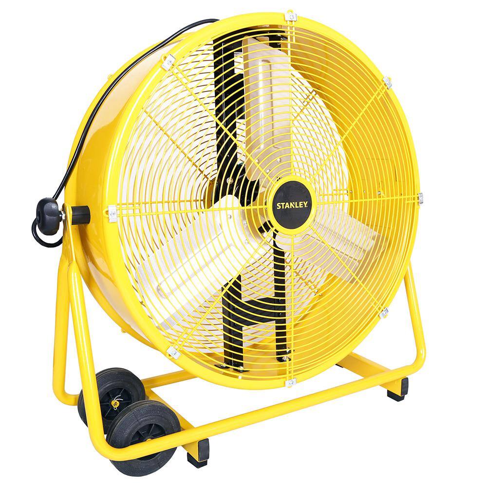 Stanley 24 in. 2-Speed Direct Drive Cradle Drum Fan with Adjustable Tilt ST-24DCT