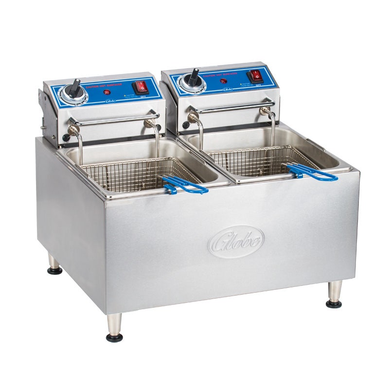 Globe Food Equpiment PF32E Countertop Fryer - Electric， 32 lb. Oil Capacity