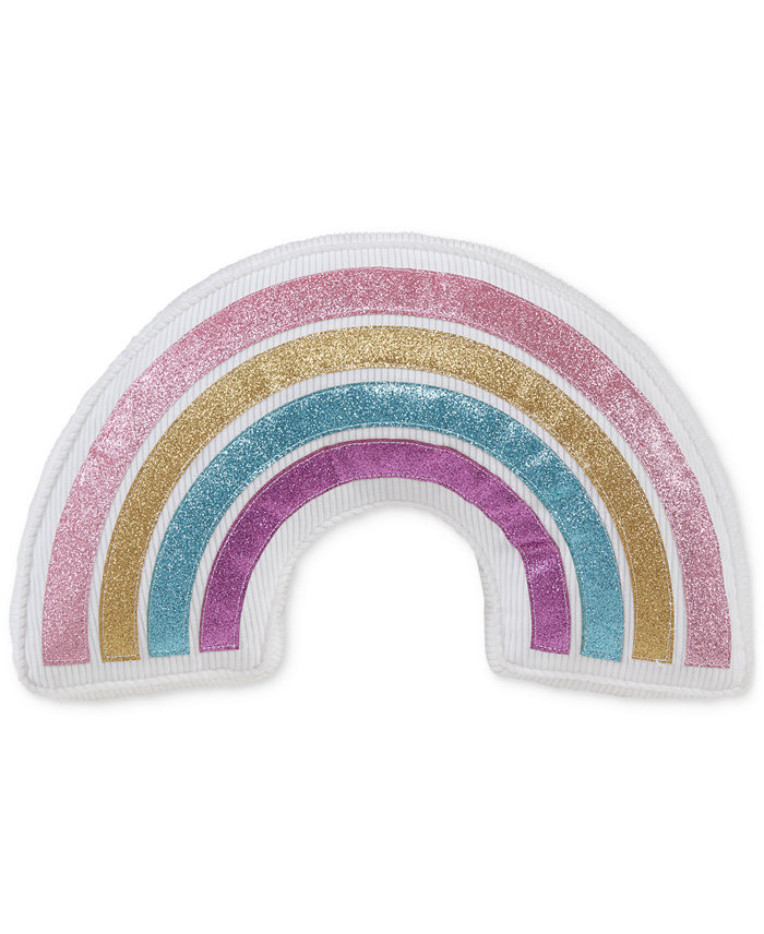 Charter Club Kids Figural Rainbow Decorative Pillow  12 x 16  Created for Macys