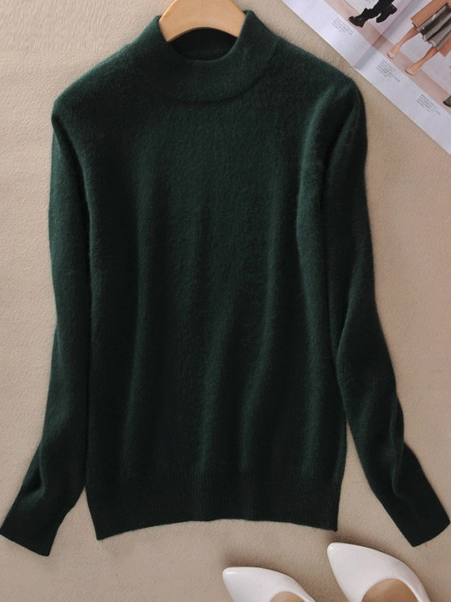 47% Off Women's Half-High Collar Sweater Pullover