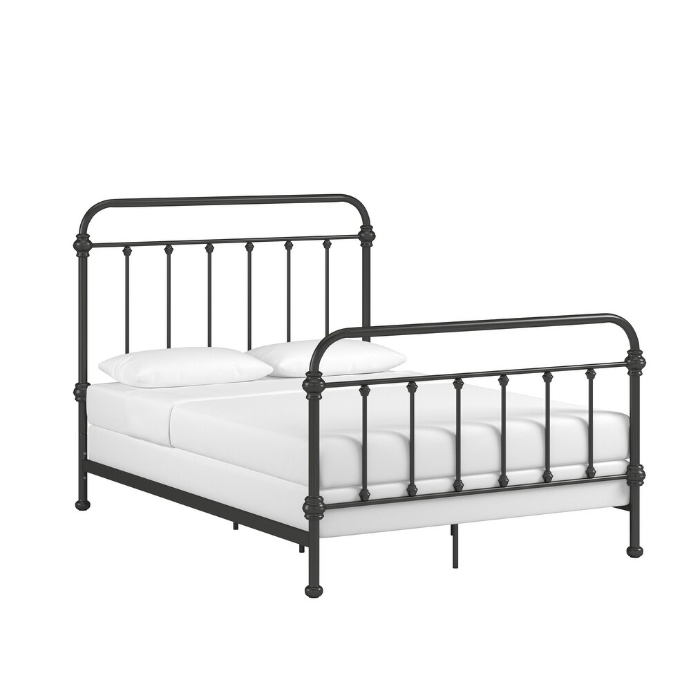 Giselle Antique Dark Bronze Iron Metal Bed by iNSPIRE Q Classic