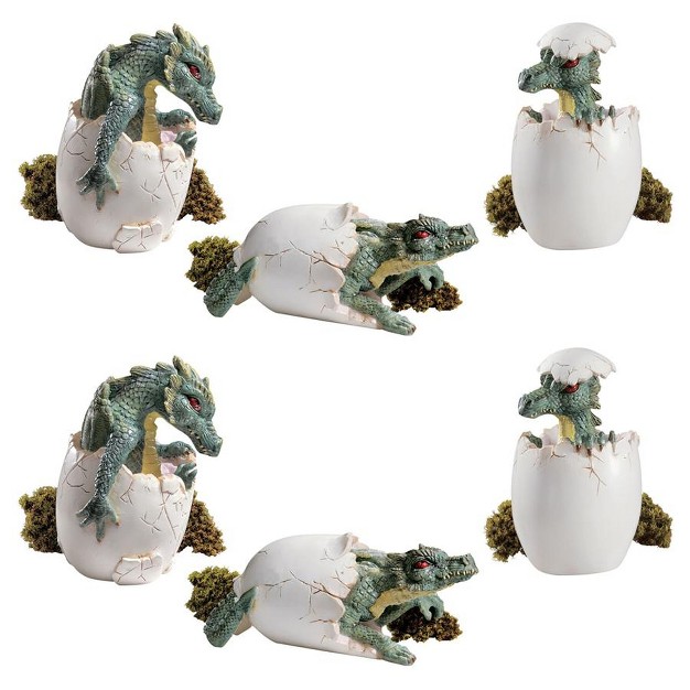 Design Toscano The Desktop Dragon Hatchlings Set Of Six