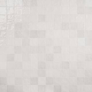 Ivy Hill Tile Kingston White 4 in. x 4 in. Glazed Ceramic Wall Tile (5.38 sq. ft.case) EXT3RD105190