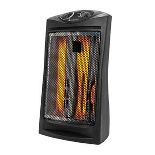 Comfort Zone 1500-Watt Electric Quartz Infrared Radiant Tower Heater CZQTV007BK