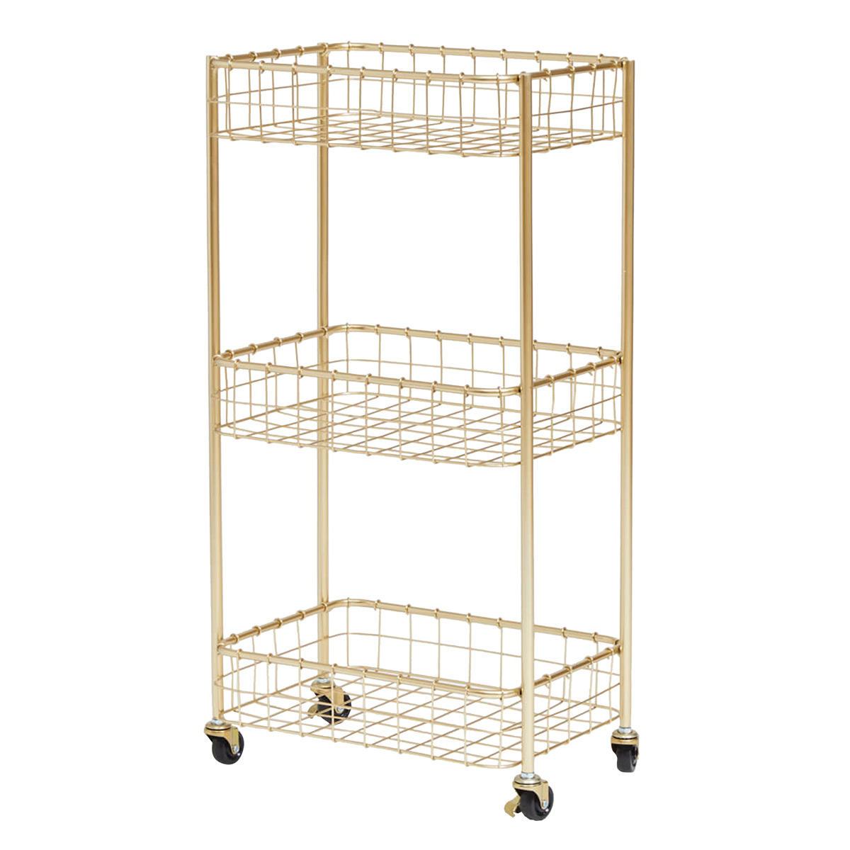 Dormify Wire 3Tiered Cart