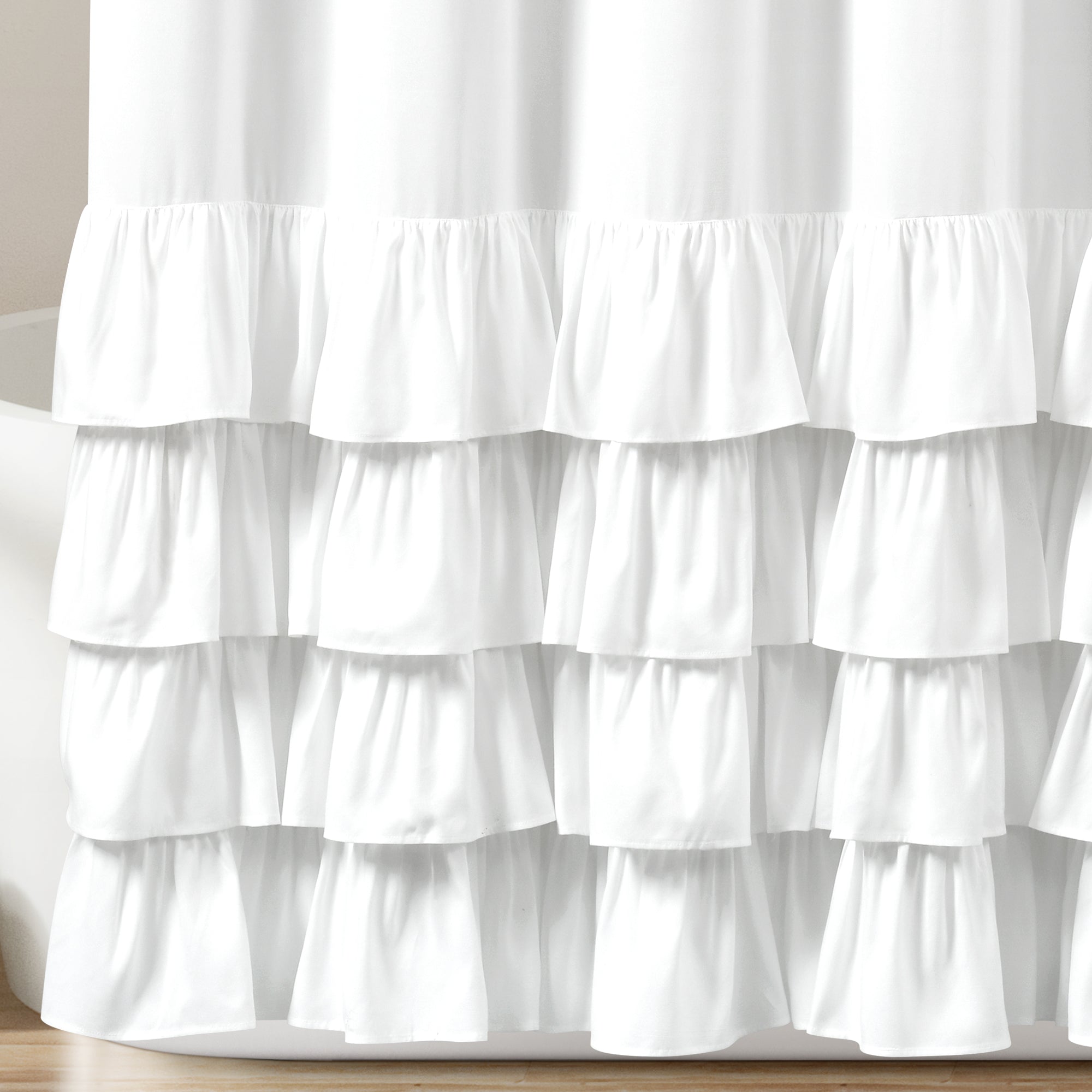 Allison Ruffle Shower Curtain