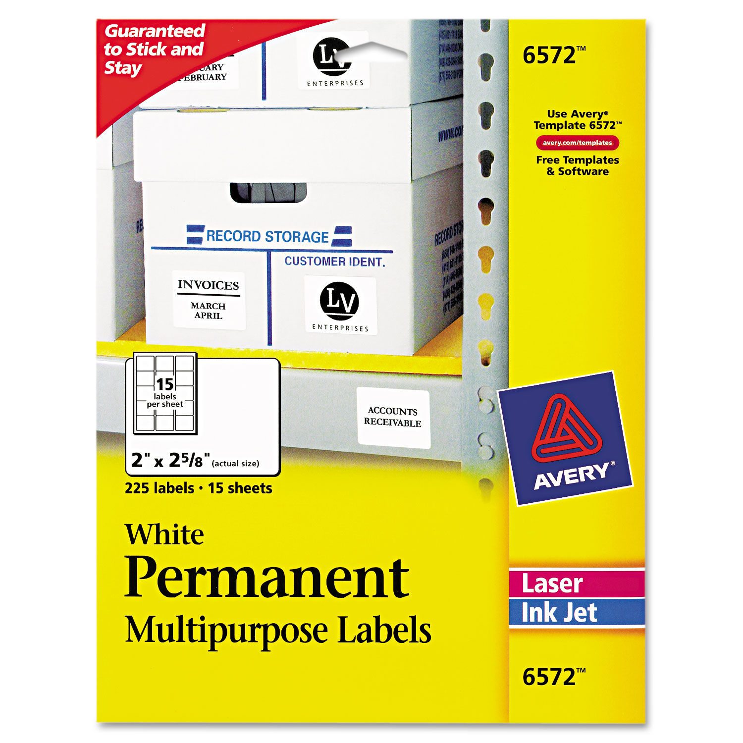 Permanent ID Labels w