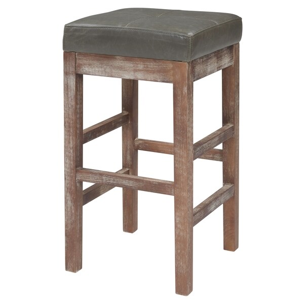 Valencia Bonded Leather Backless Counter Stool